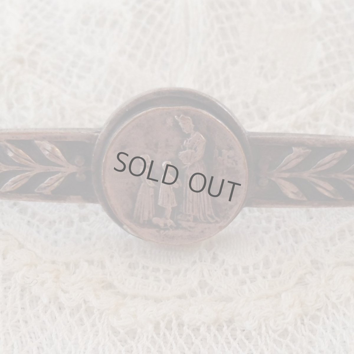 画像5: フランス アンティーク ブローチ メダイ (5)