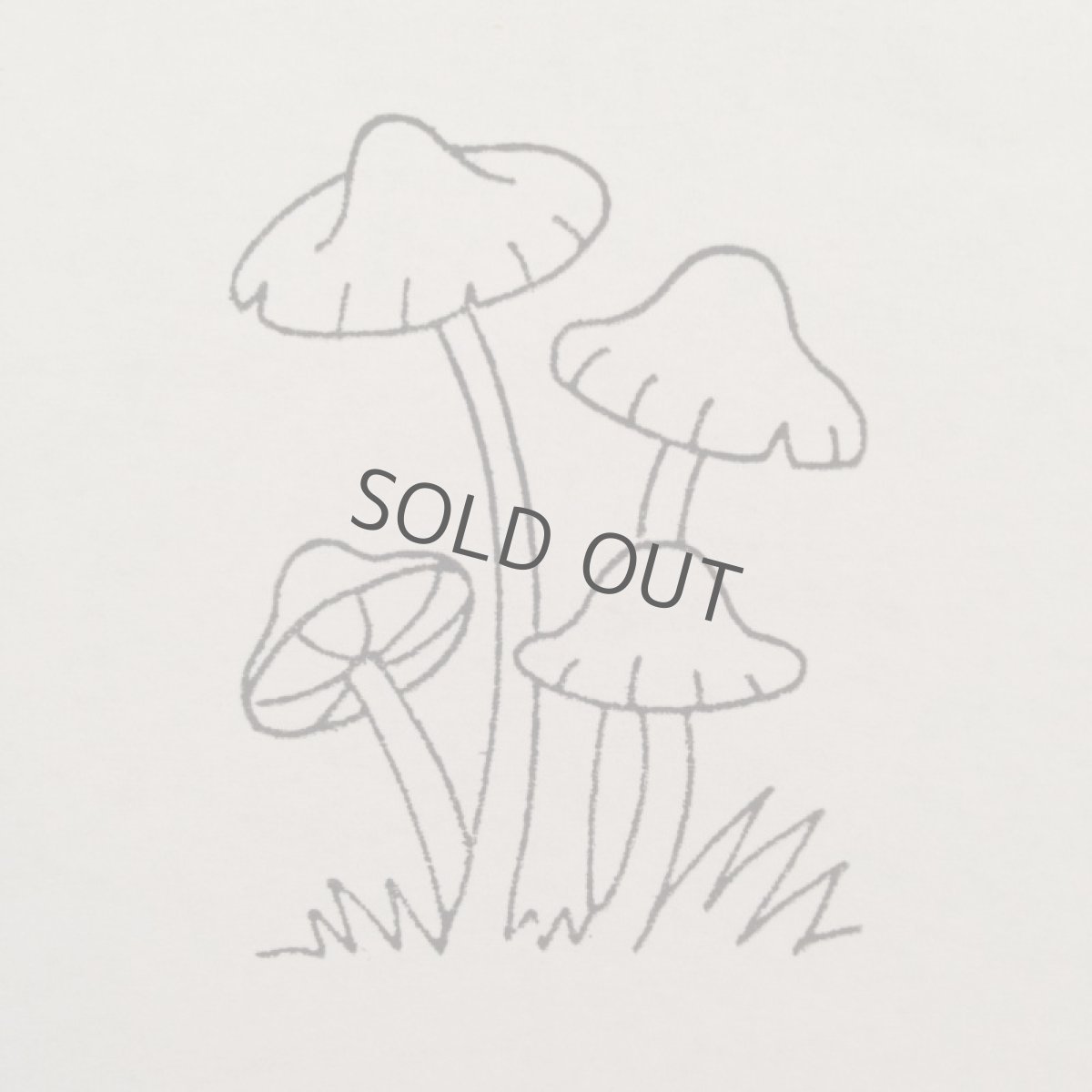 画像5: フランス きのこ スタンプ 状態良 (5)