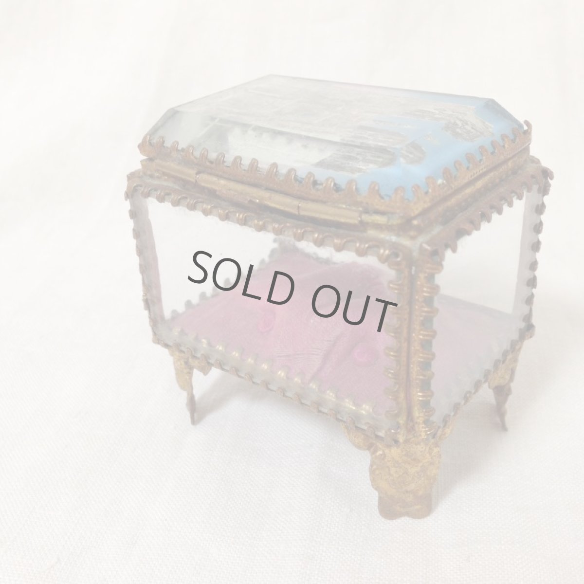 画像3: フランス ガラス 宝石箱 (3)