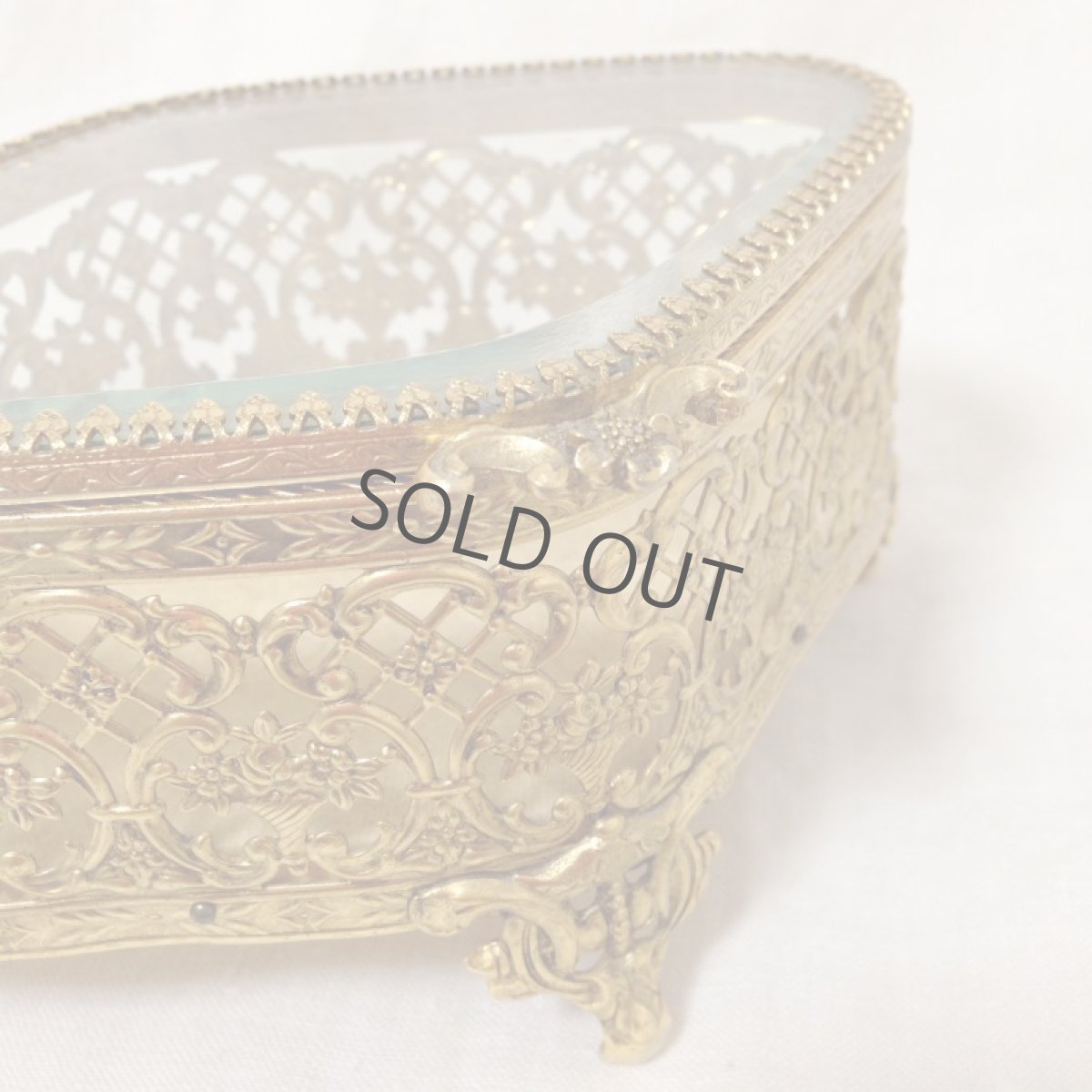 画像5: イギリス ジュエリーBOX 薔薇 小花 (5)