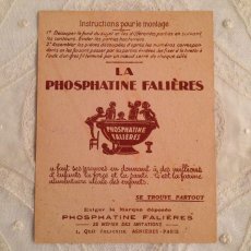画像2: フランス 広告 カード LA PHOSPHATINE FALIÈRES 女性とお魚 (2)