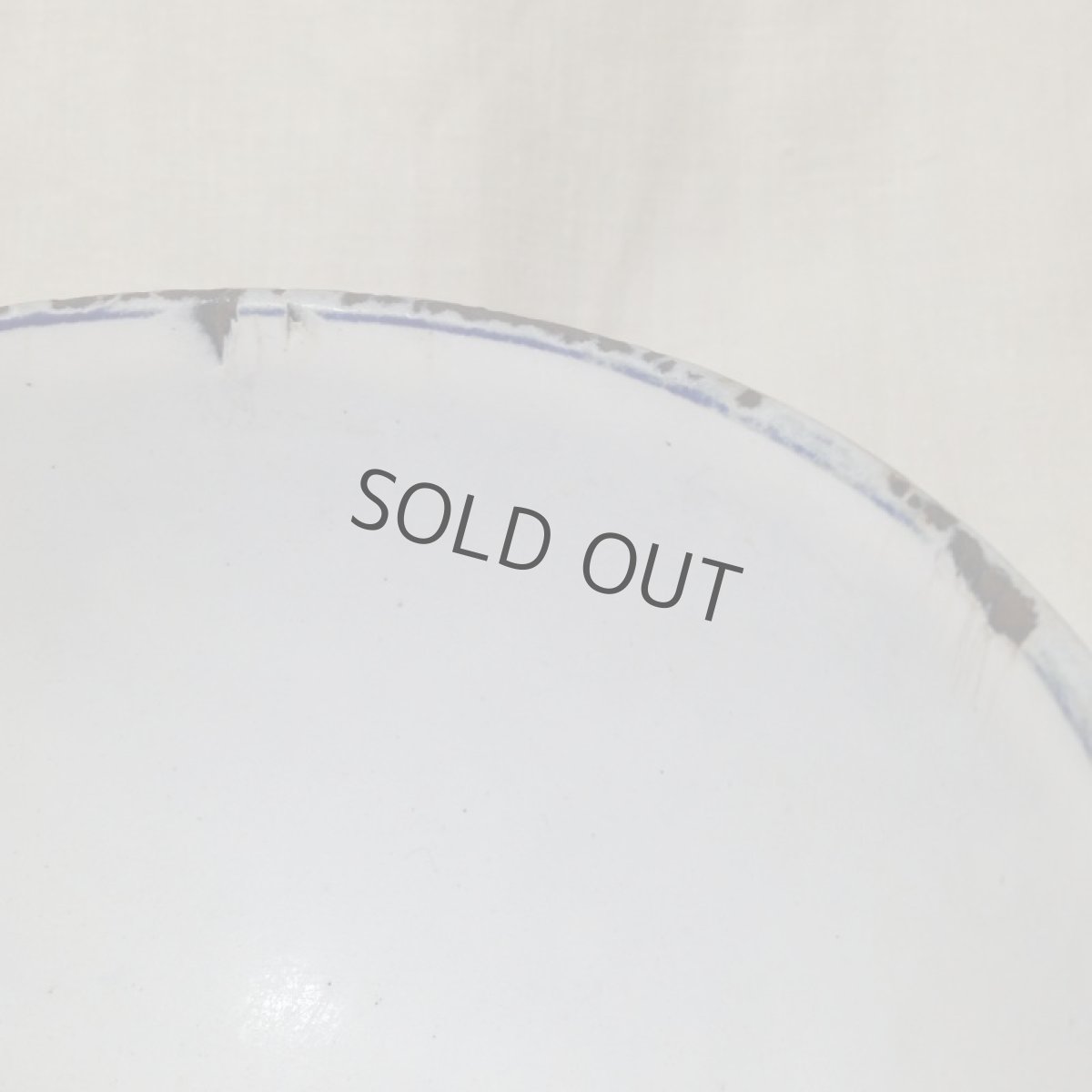 画像7: フランス カフェオレボウル ホーロー 植物モチーフ  (7)