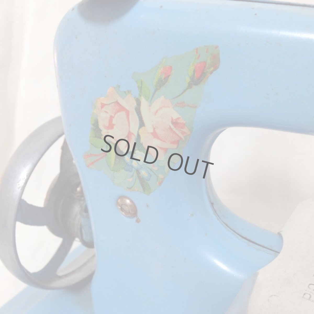 画像8: フランス トイミシン 薔薇 ブルー PIQ-BIEN-LUXE (8)