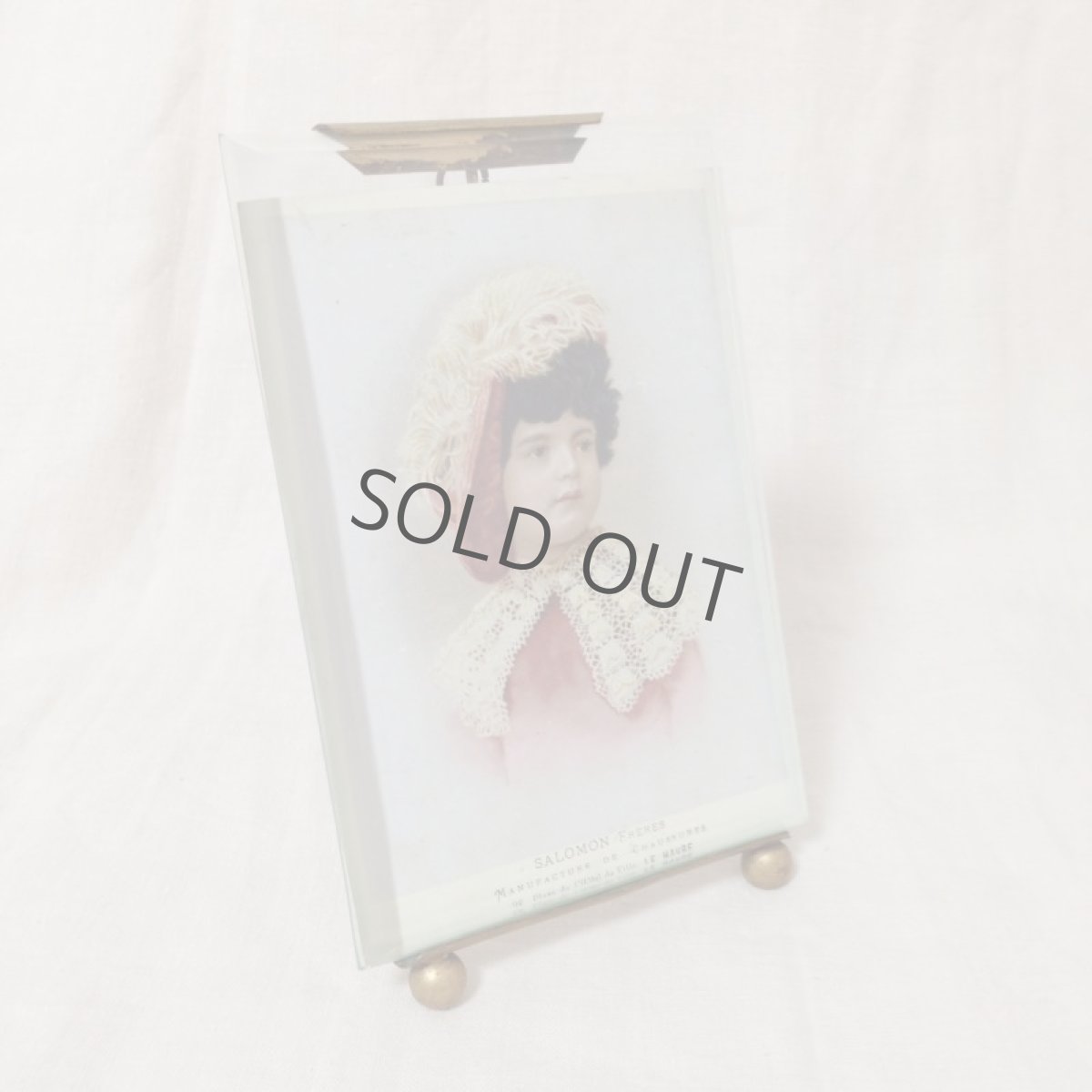 画像2: フランス 写真立て シンプル ガラス カード付き (2)