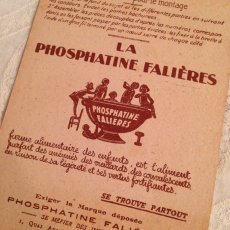 画像4: フランス 広告 カード LA PHOSPHATINE FALIÈRES 女性 脱穀 (4)