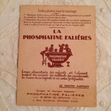 画像3: フランス 広告 カード LA PHOSPHATINE FALIÈRES 女性 脱穀 (3)