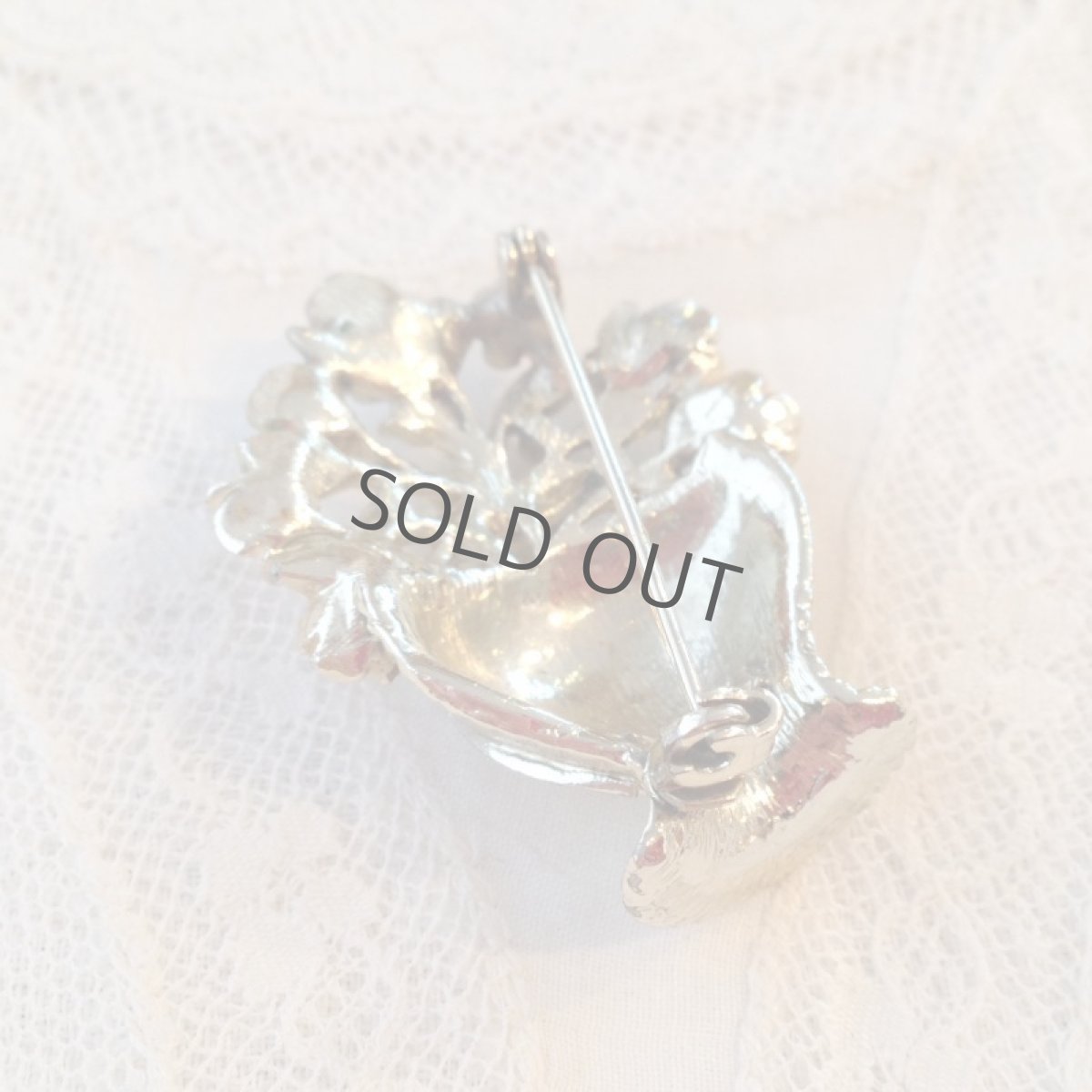 画像3: USA ブローチ 花かご イエロー © B.S.K. (3)