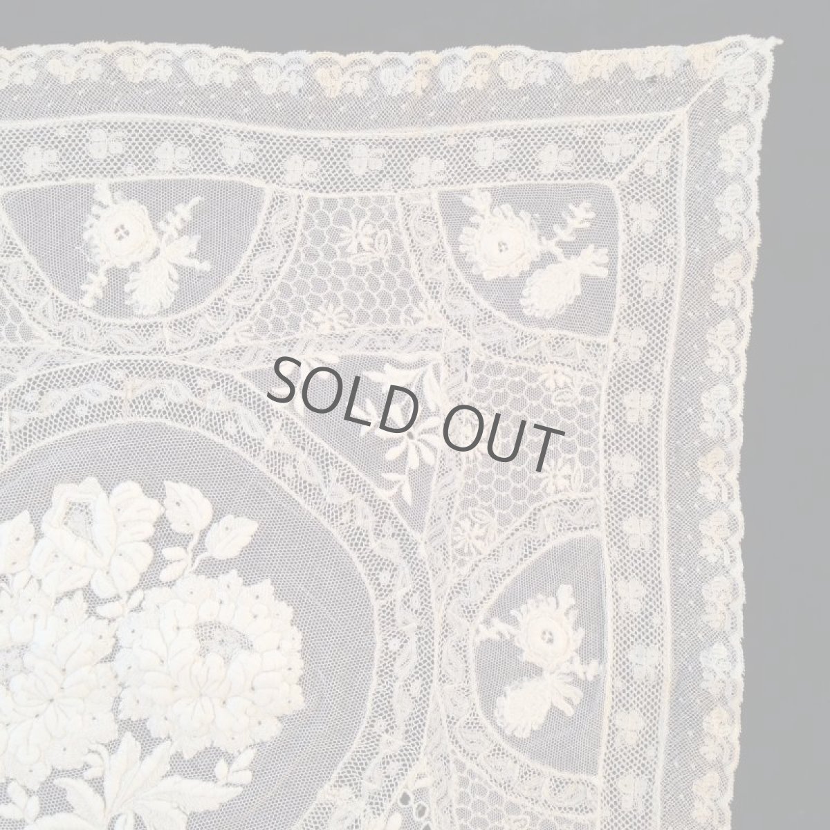画像3: フランス レース 四角 花 刺繍 生成 (3)