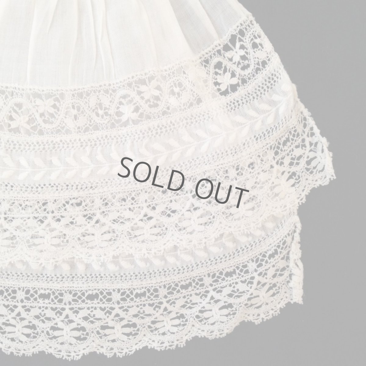 画像3: レース ジャボ 植物モチーフ パーツ (3)