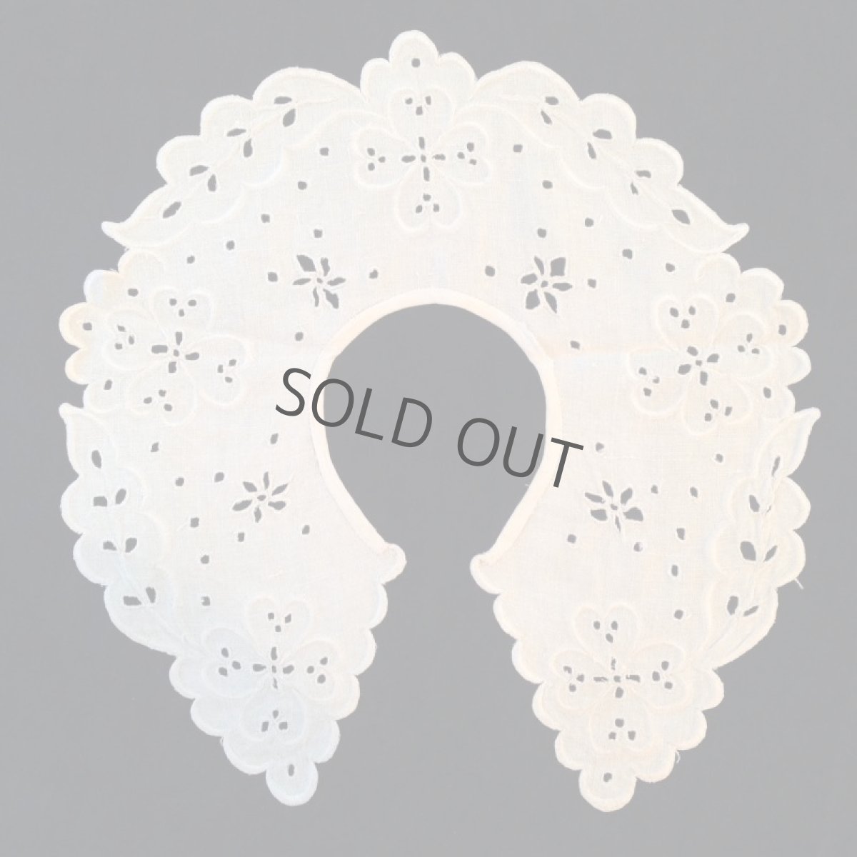 画像3: 襟 レース チャイルド 生成り クローバー (3)