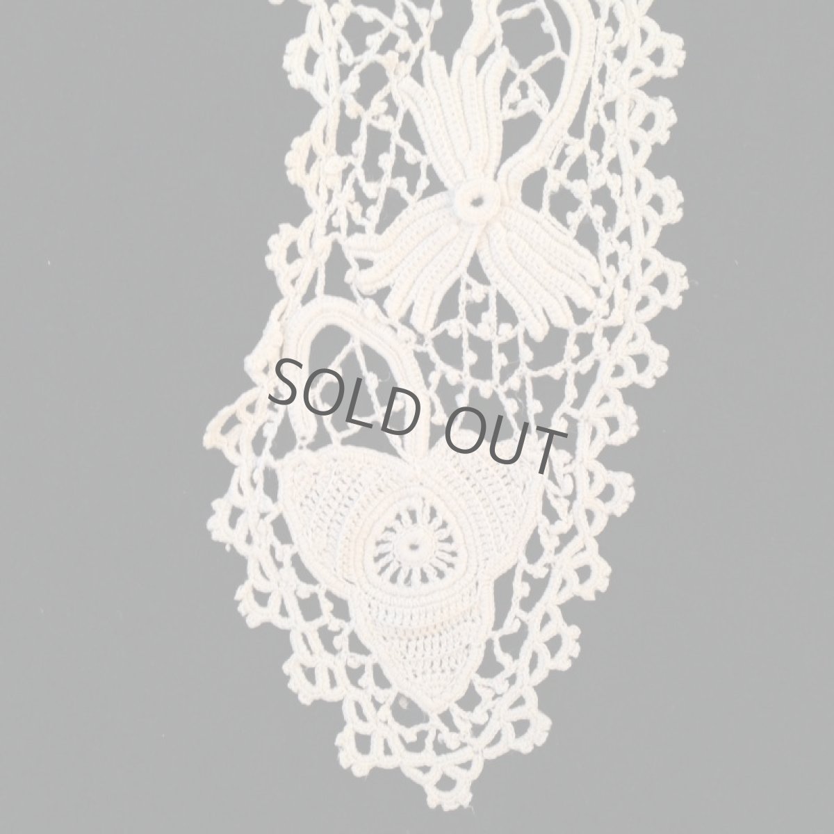画像5: 襟 レース 白 手編み スカラップ (5)