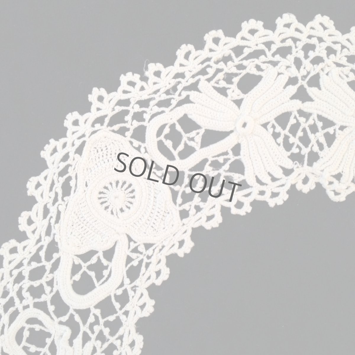 画像3: 襟 レース 白 手編み スカラップ (3)