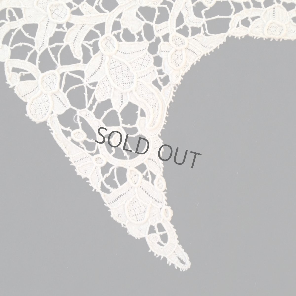 画像3: 襟 レース 生成り 植物モチーフ (3)