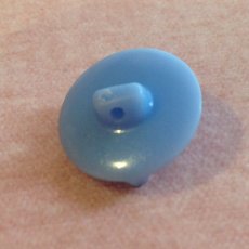 画像2: プラスチック ボタン 水色 バレリーナ (2)