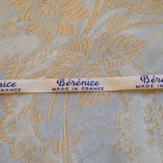 画像2: 手芸用品 布タグ ブルー Berenice ３枚セット (2)