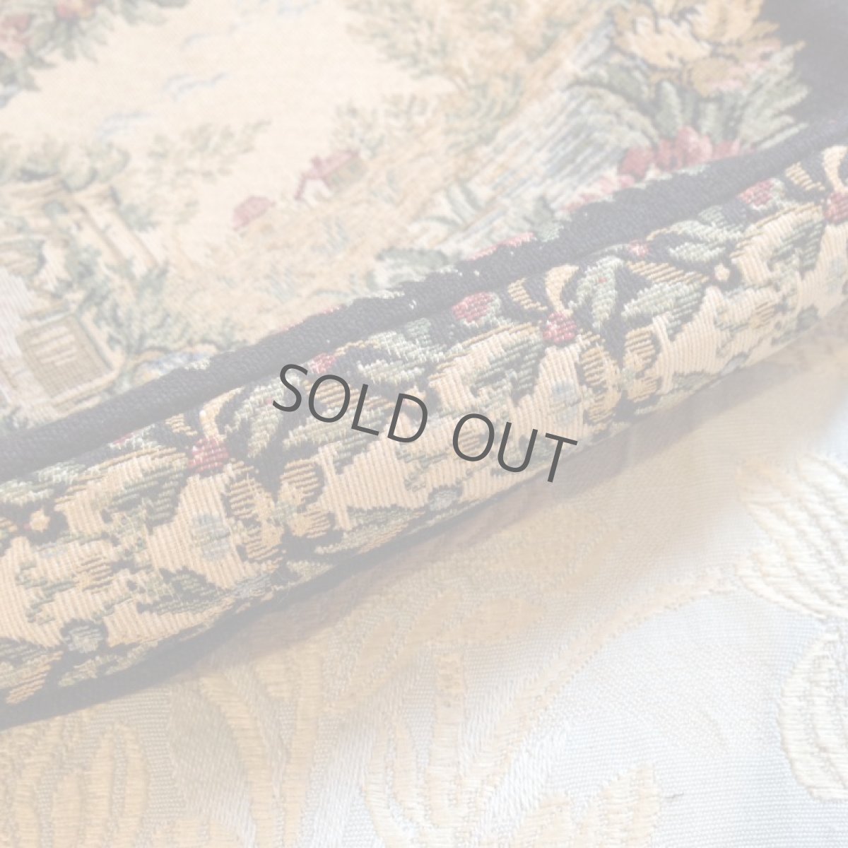 画像6: 夜会Bag フランス製 ブラック 風景 (6)