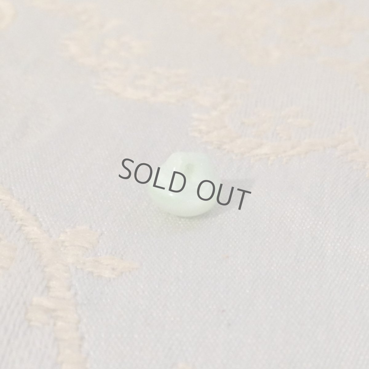 画像3: ガラス ボタン みどり パール (3)