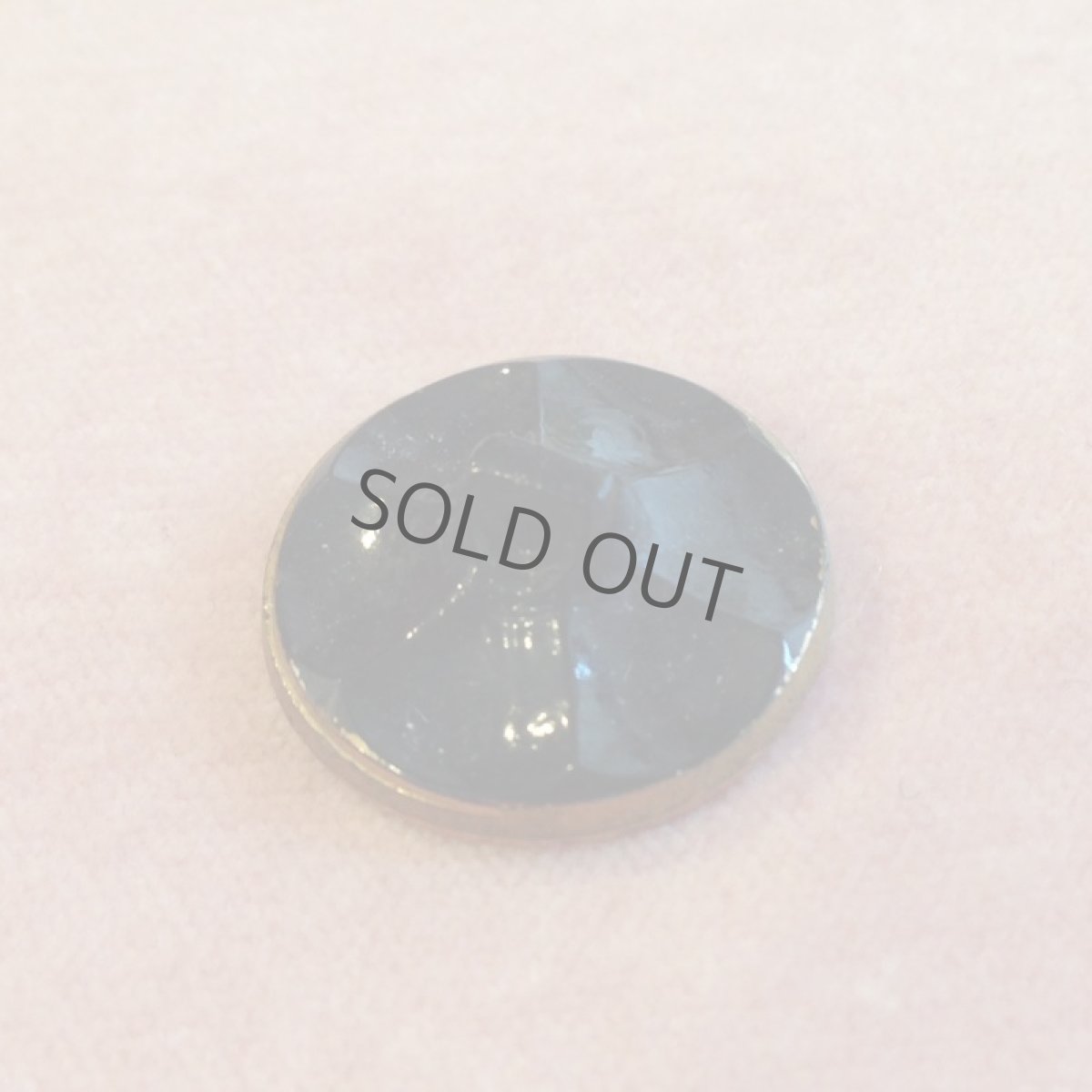 画像2: ガラス ボタン ヴィクトリアン 黒 金 (2)