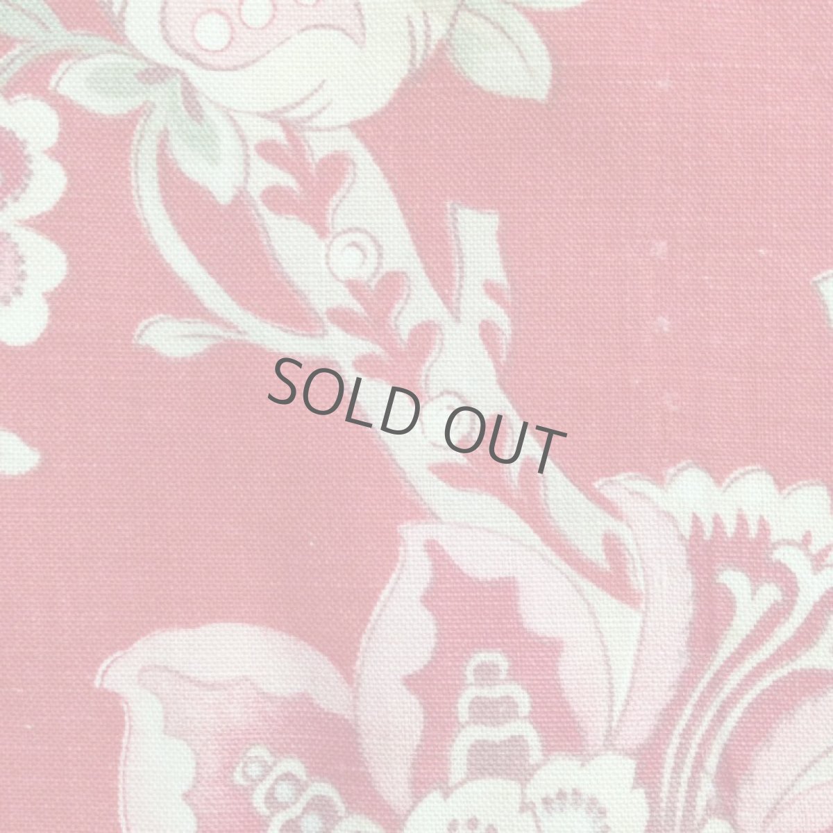 画像4: 古布 はぎれ 赤 モスグリーン 花 (4)