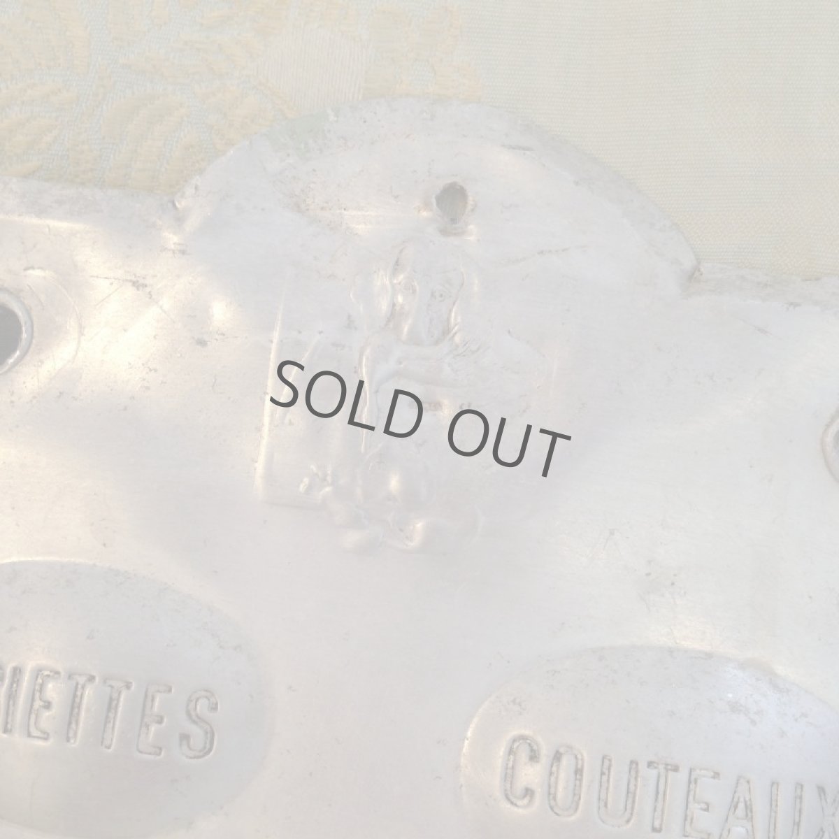 画像7: キッチン雑貨 クロス掛け 犬 エンボス アルミ製 (7)