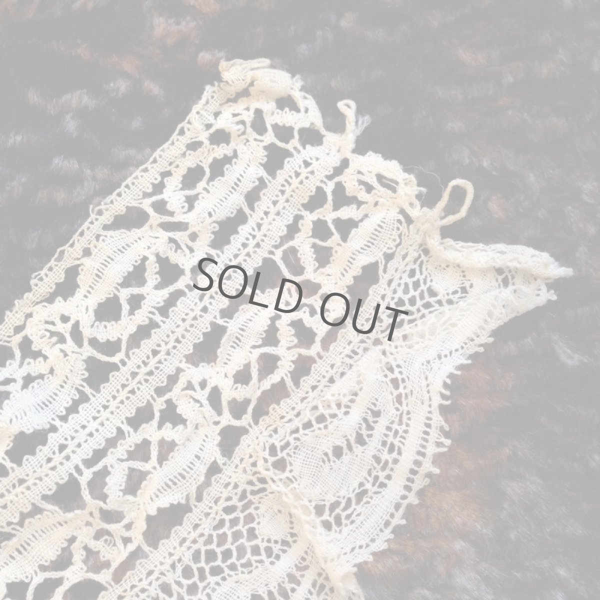 画像3: 手芸用品  モチーフレース 生成り カフス (3)