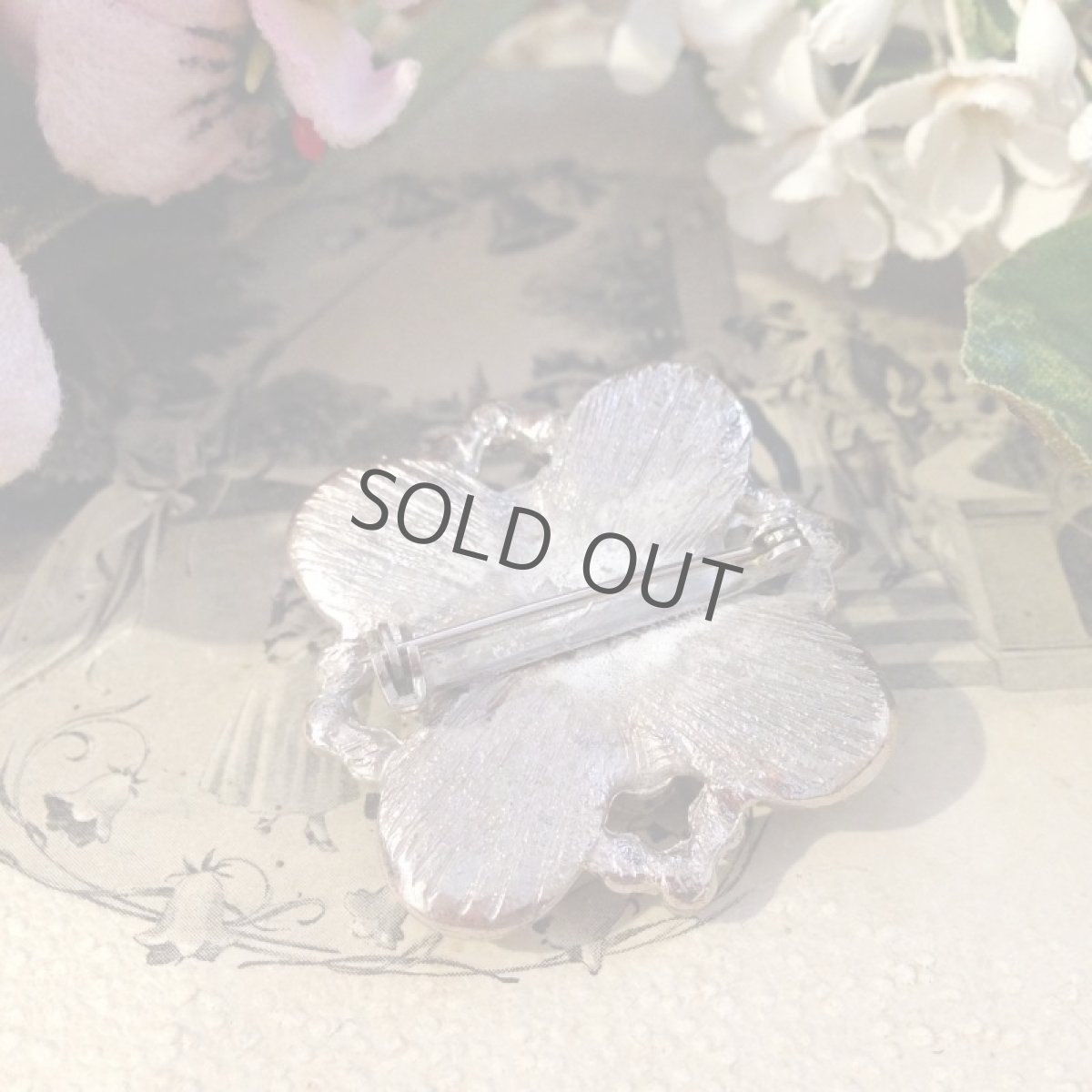 画像2: ブローチ シルバー キラキラ (2)