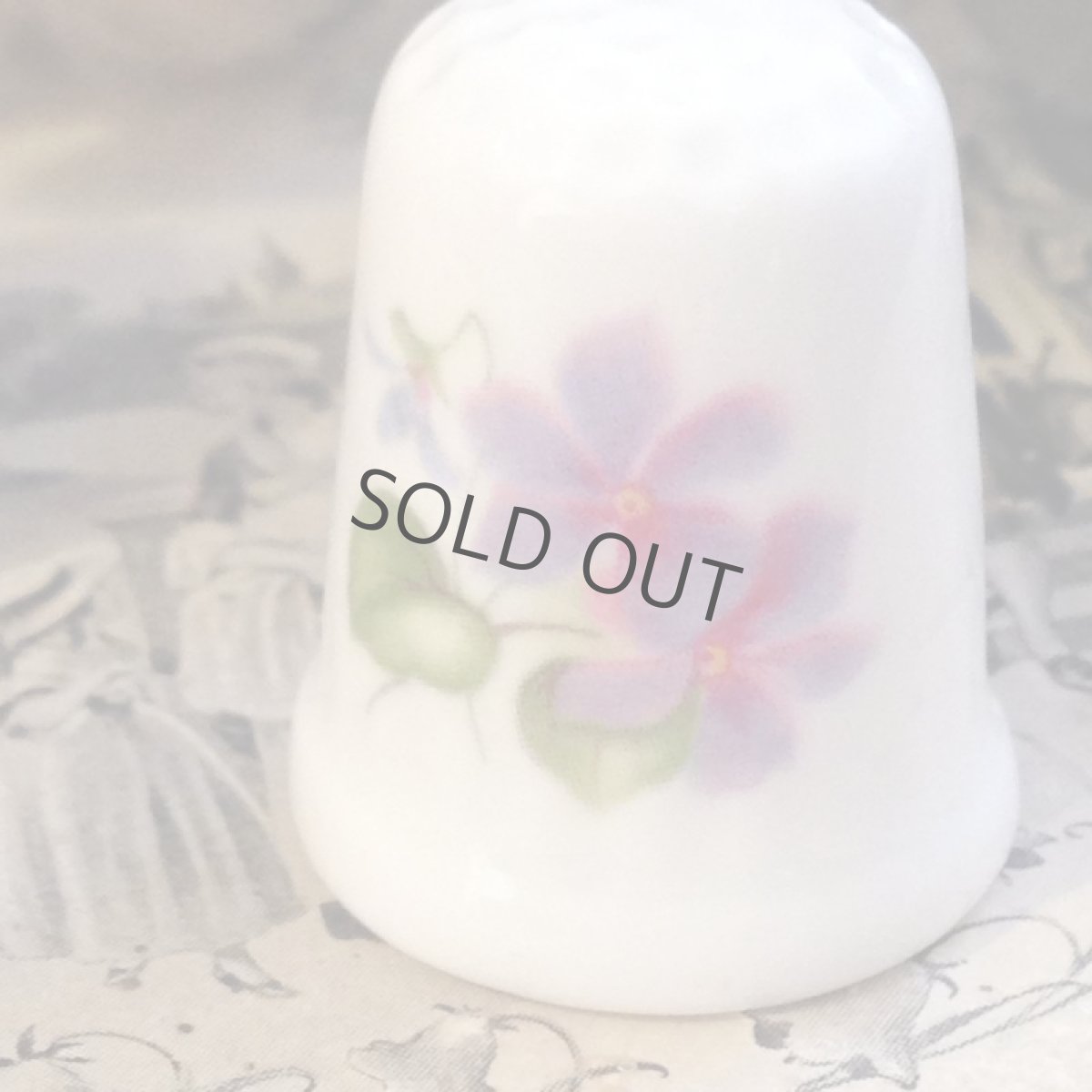 画像6: 手芸用品 シンブル 陶器 スミレ DUCHESS (6)