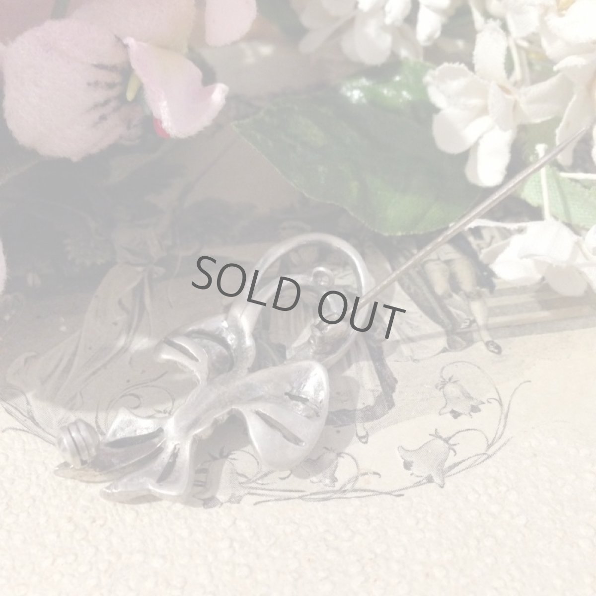 画像3: ブローチ マーカサイト リボン (3)