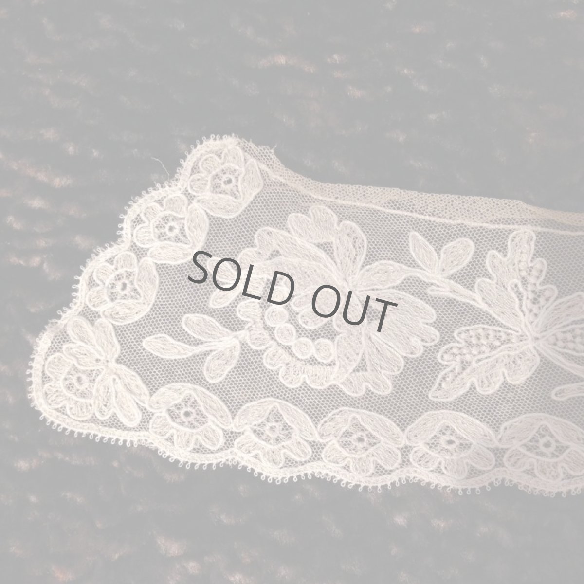 画像2: 手芸用品  チュールレース ベージュ ドレスパーツ (2)