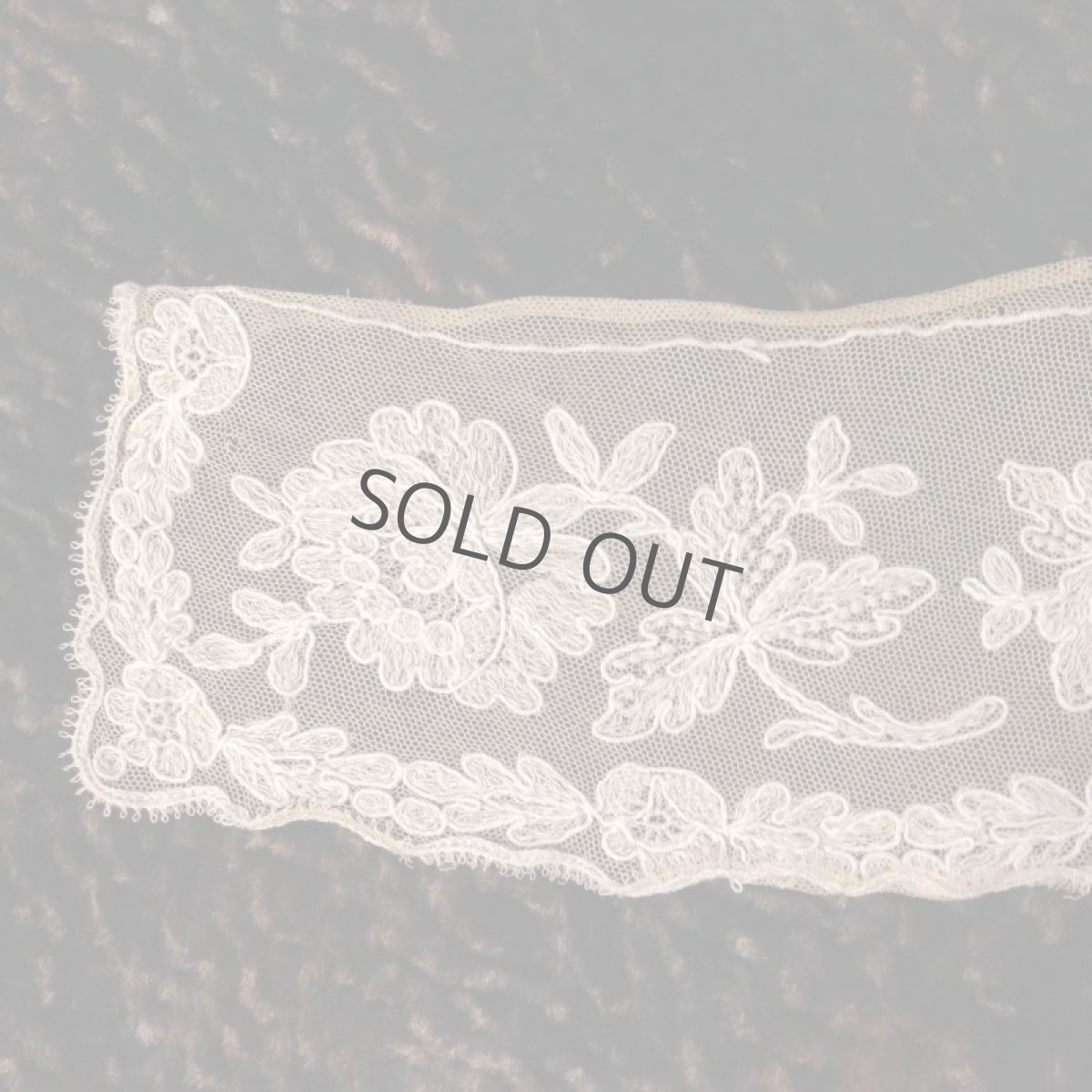 画像2: ＊ 手芸用品  チュールレース ベージュ ドレスパーツ (2)