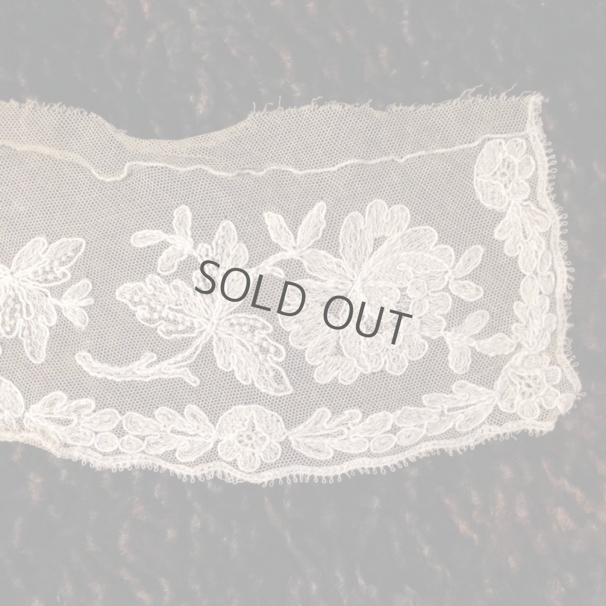 画像4: ＊ 手芸用品  チュールレース ベージュ ドレスパーツ (4)