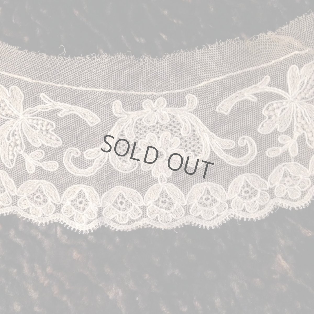 画像4: 手芸用品  チュールレース ベージュ ドレスパーツ (4)