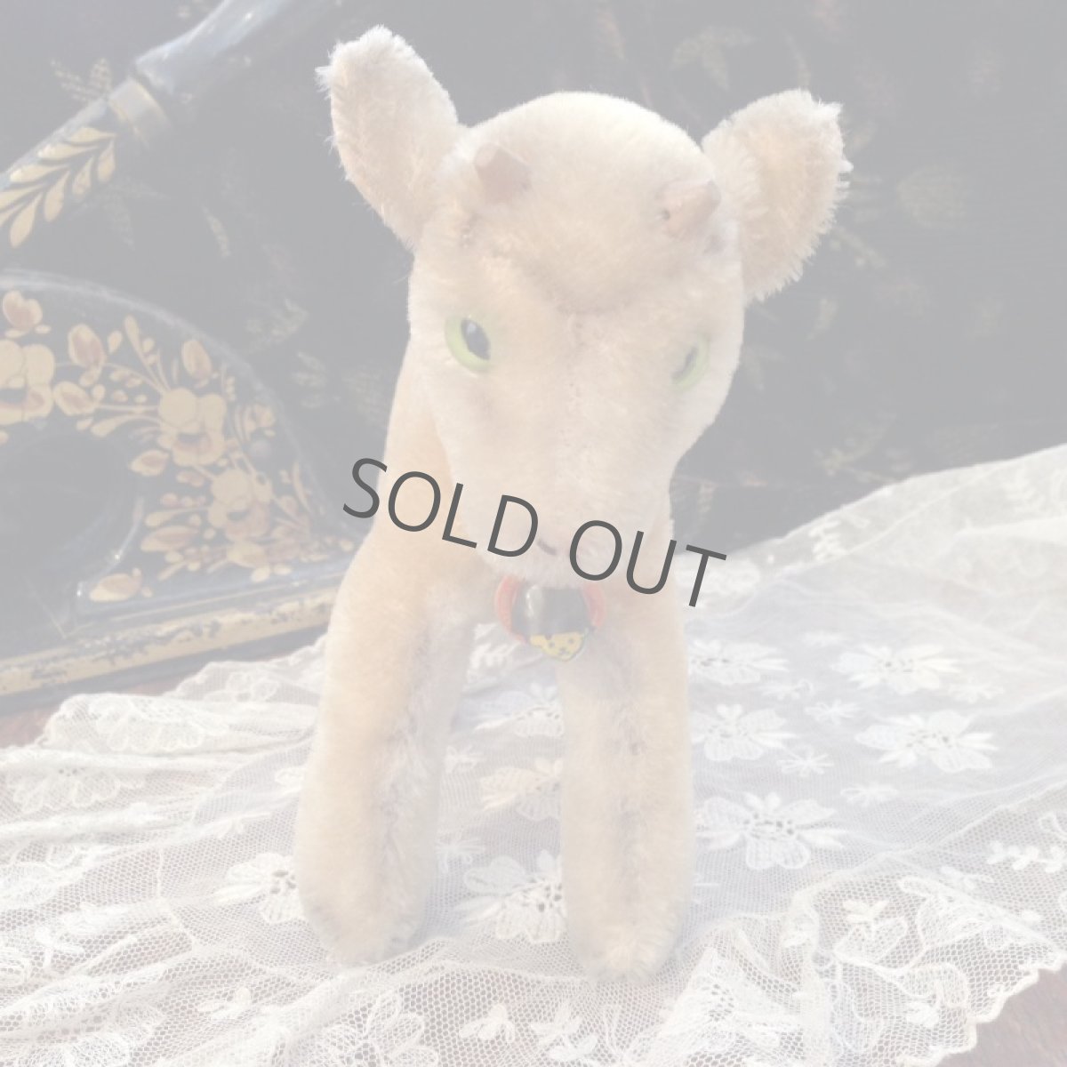 画像2: ぬいぐるみ シュタイフ Zicky ヤギ ブルーリボン (2)