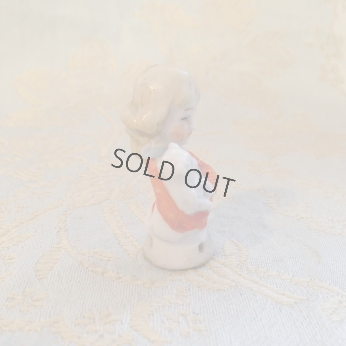 画像4: ピンクッション ハーフドール 猫/少年 (4)