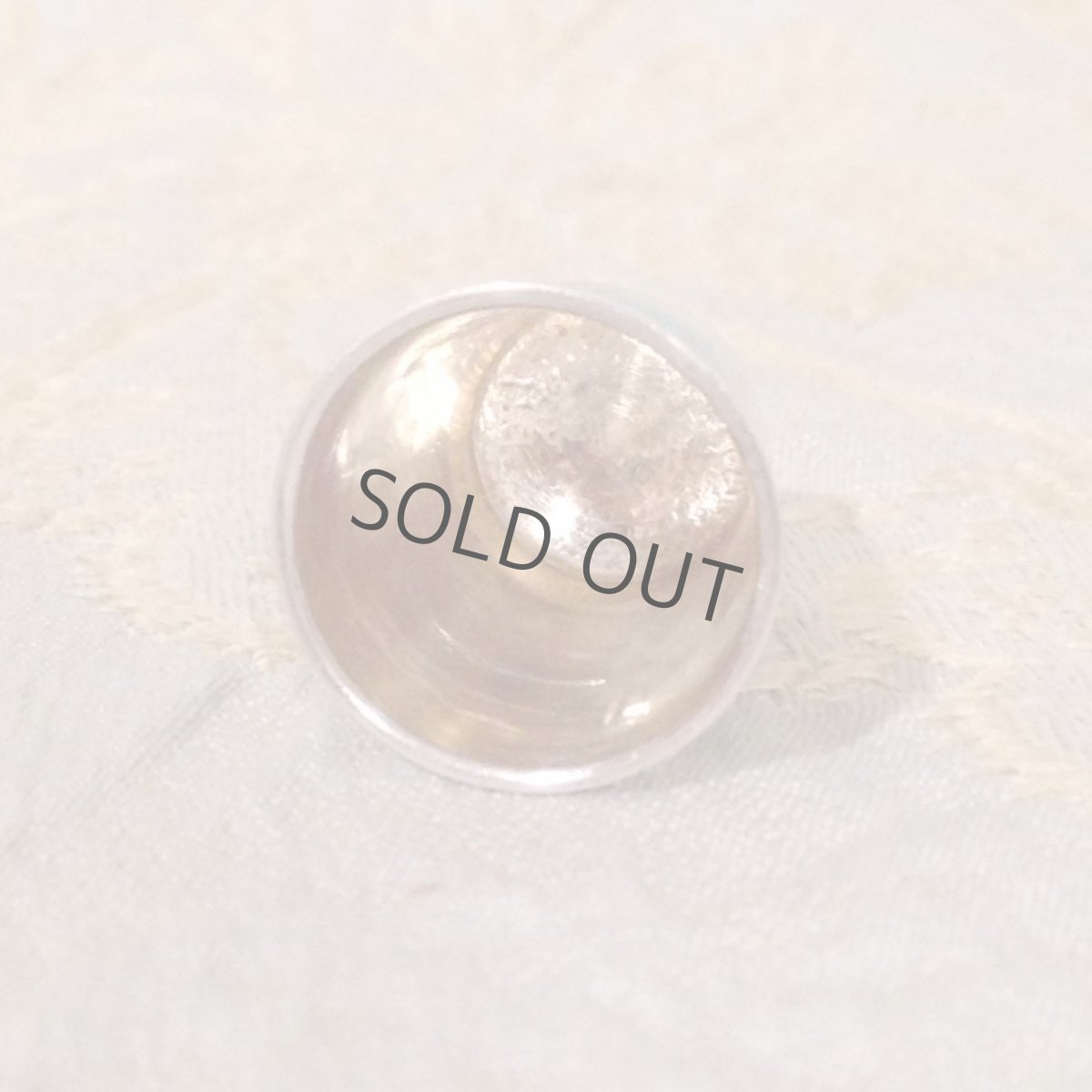 画像6: 手芸用品 シンブル エナメル 薔薇 シルバー (6)