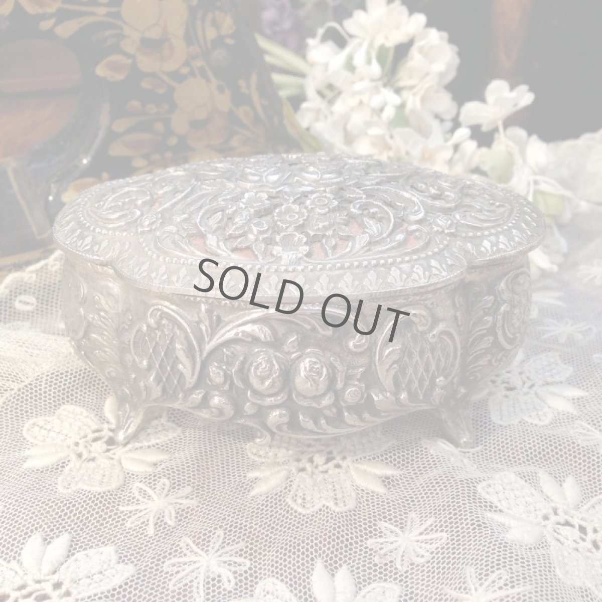 画像2: 宝石入れ 薔薇 (2)