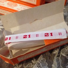 画像7: 手芸用品  数字テープ オレンジ 箱付き (7)