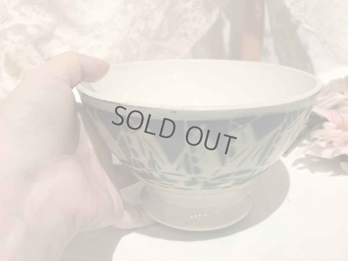 画像19: グリーンヨットのステンシル模様/Badonviller ※ヘアラインあり (19)