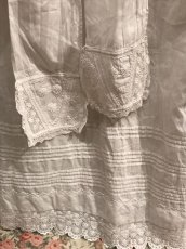 画像17: レースと手刺繍のベビードレス ロング (17)