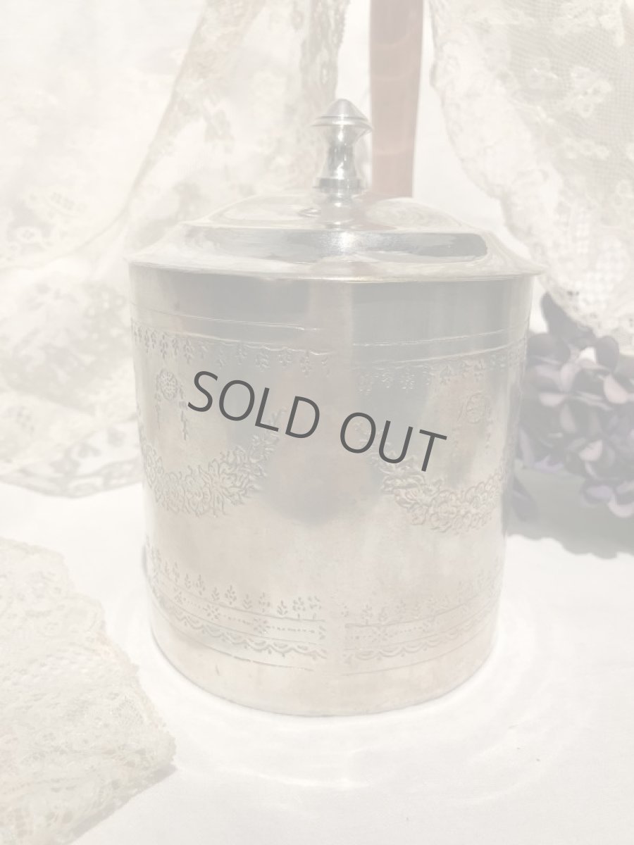 画像4: シルバープレートキャニスター (4)