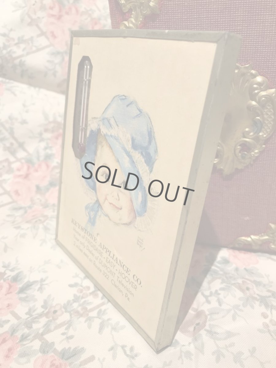 画像9: ベビー温度計/モチーフレースを添えて (9)