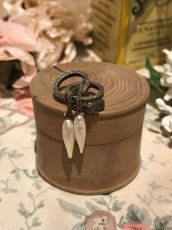 画像2: バロックパール/耳飾り 木製小物ケース付き (2)