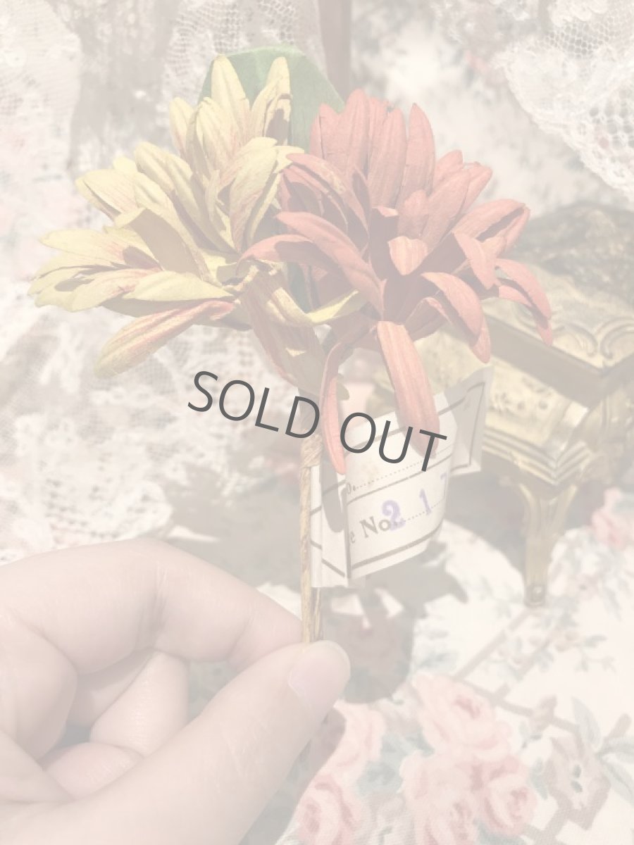 画像2: 花飾り オレンジ/イエロー (2)