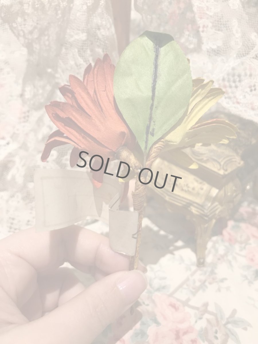 画像3: 花飾り オレンジ/イエロー (3)