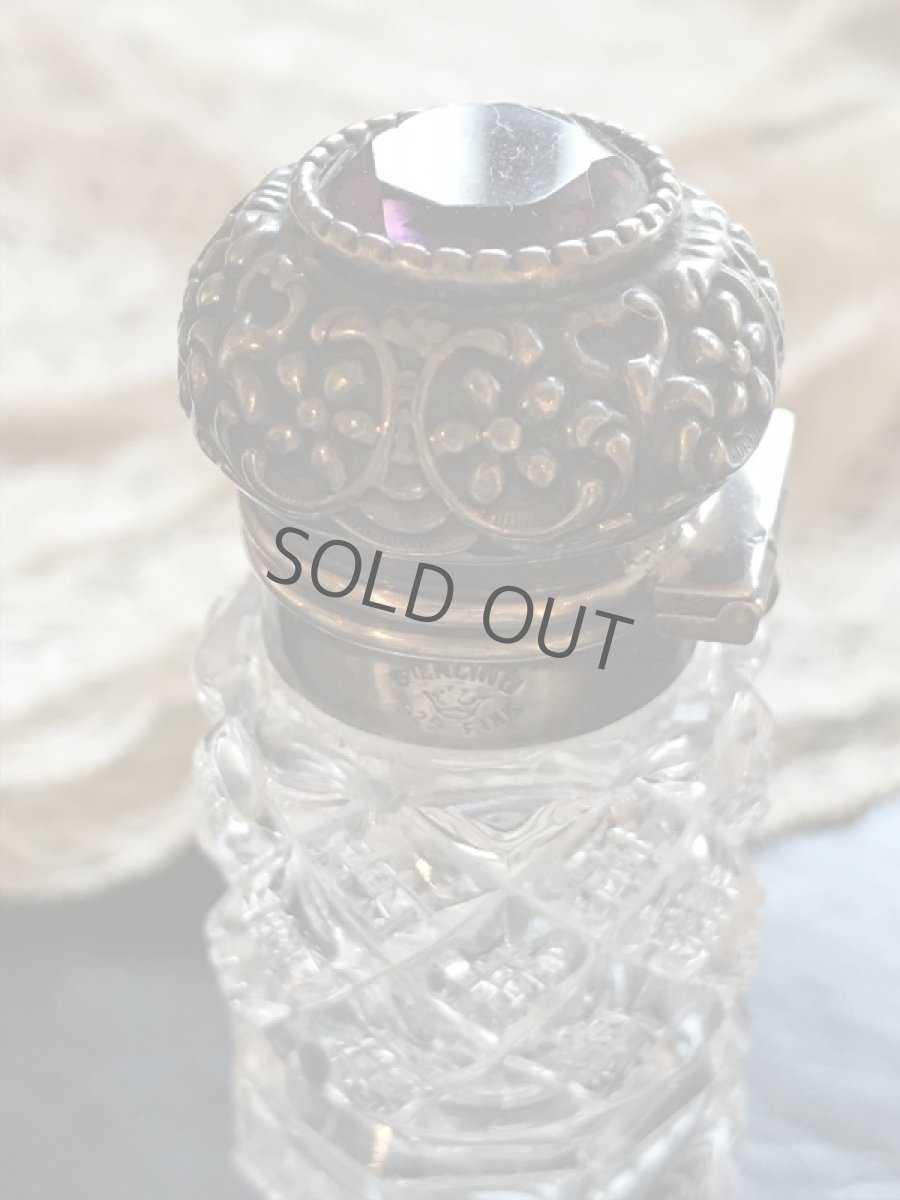 画像5: ガラス/シルバー 蓋つき香水瓶 (5)