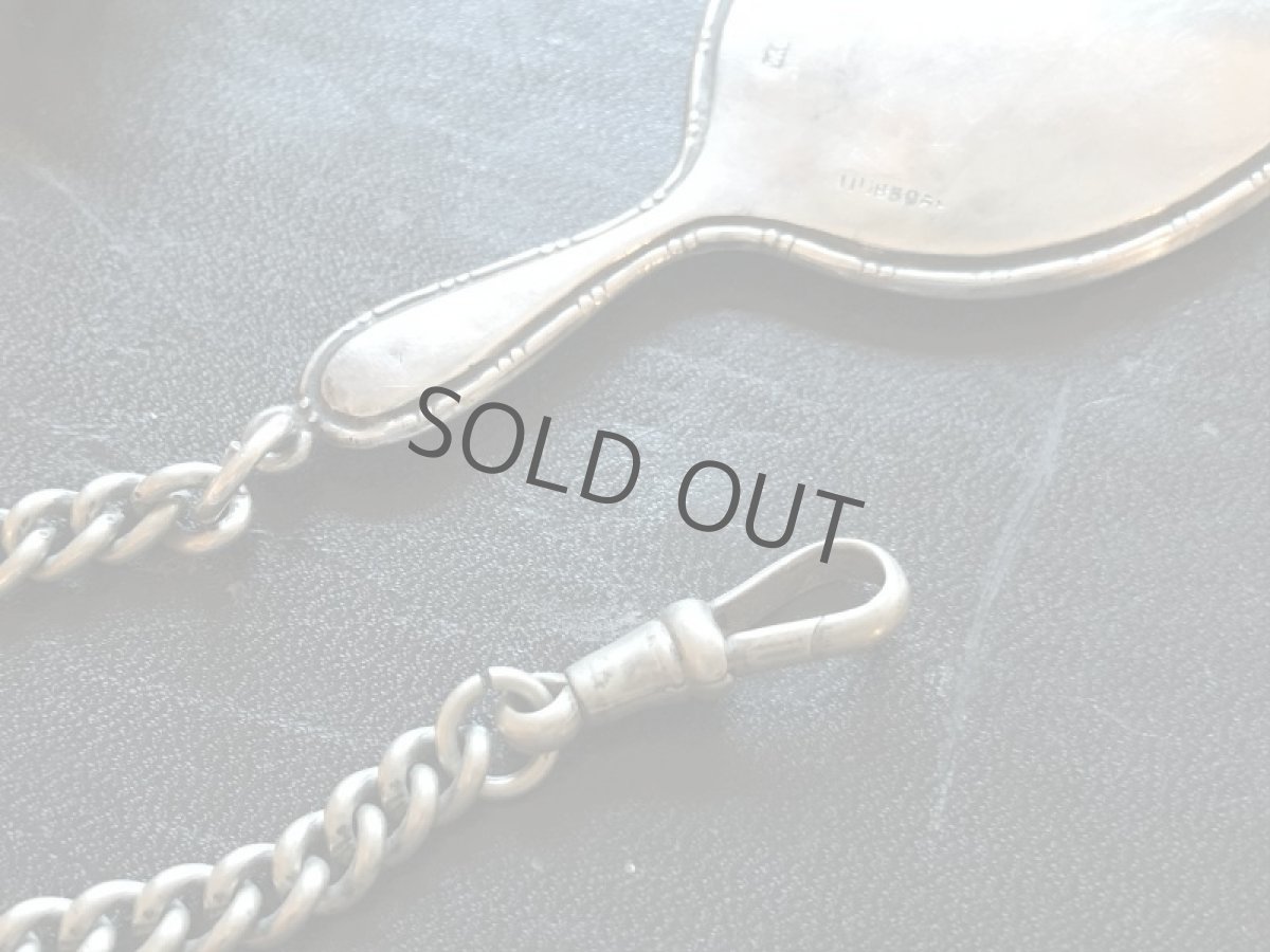 画像7: シャトレーン 鎖つきミラー (7)