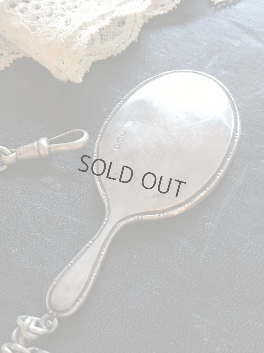 画像2: シャトレーン 鎖つきミラー (2)