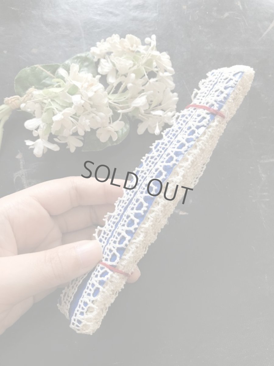 画像2: 手芸用品 レース 幅1.2/台紙付き/生成/ボンマルシェ (6m12) (2)