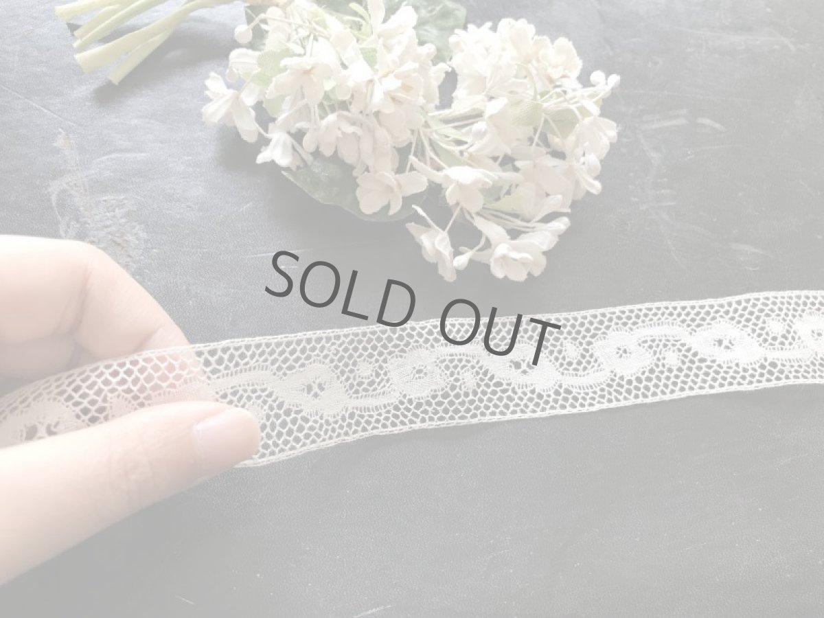 画像2: 手芸用品 レース シンプル 幅2.5/生成 (50cm~) (2)