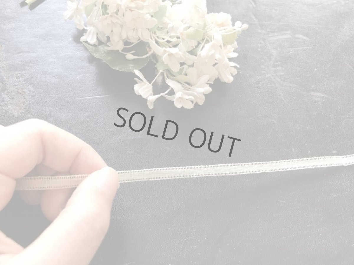 画像2: 手芸用品 レース 幅0.5/生成 (50cm~) (2)